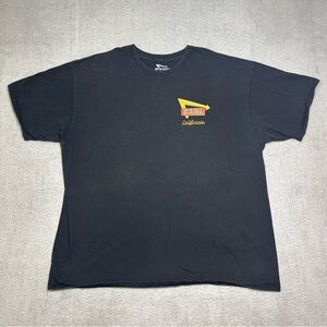 In N Out Burger California T Shirt Adult XXL Graphic Print Double Sided